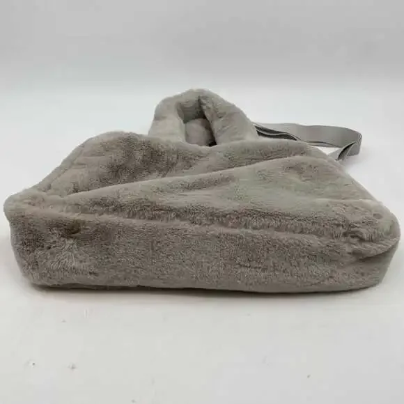Nike Gray White Fuzzy Tote Bag | Nylon & Polyester Tote, OS - Picture 7 of 8
